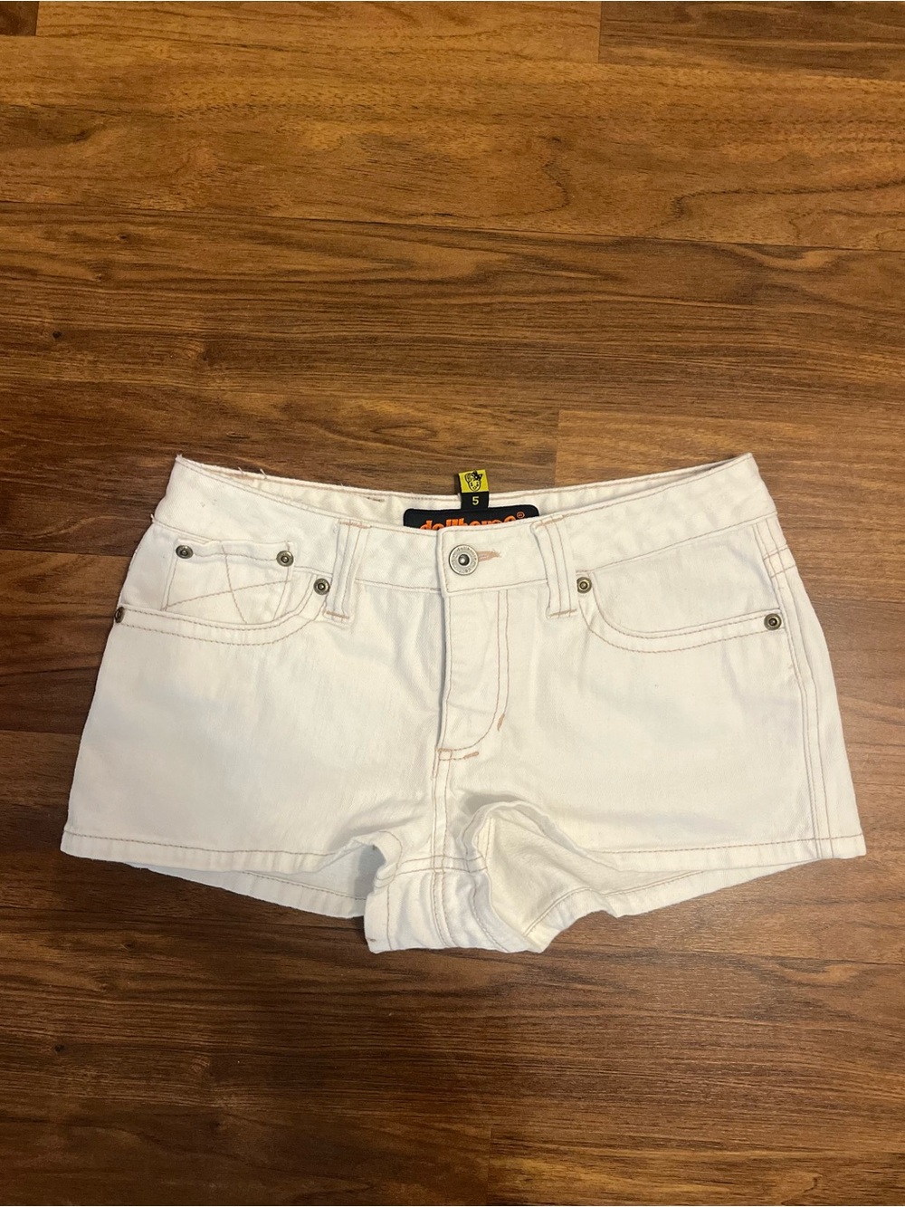 Dollhouse Y2K low rise denim shorts